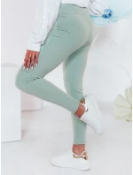 Dámské legíny s vysokým pasem světle zelená model 21985746 - Dstreet