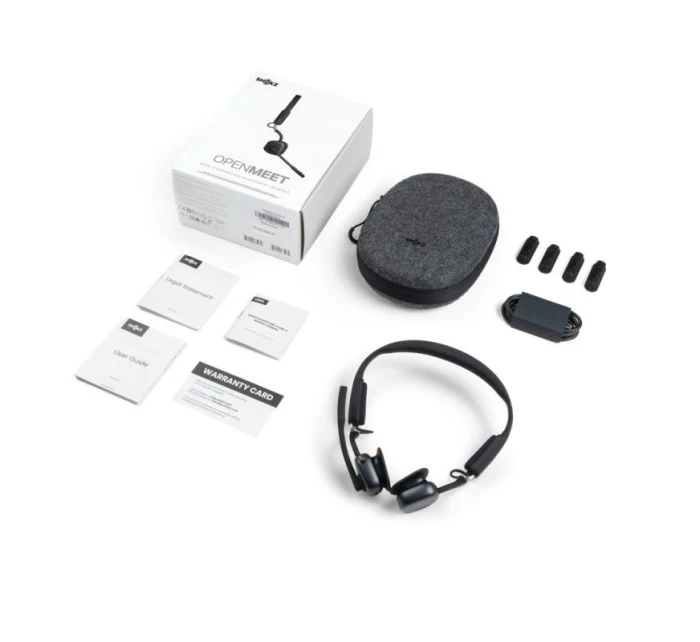 Bezdrôtové slúchadlá do uší Shokz OpenMeet, čierne