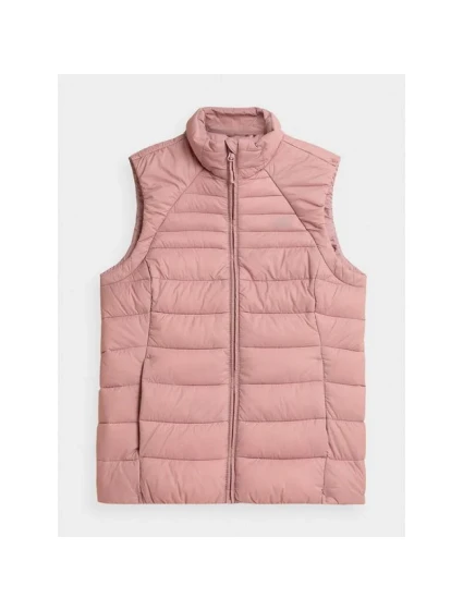 Dámska vesta H4Z21-KUDP001 Ružová - 4F Dámska vesta H4Z21-KUDP001 Ružová - 4F