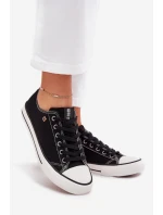 Dámské Nízké Tenisky Big Star model 21705361 Černé - Big Star Shoes Dámské Nízké Tenisky Big Star model 21705361 Černé - Big Star Shoes