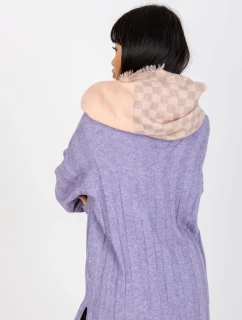 Tunelový šál AT KM 9501.10 svetlo ružová