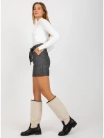 Dámske šortky LK SN 506942 3.70 tmavosivé Dámske šortky LK SN 506942 3.70 tmavosivé