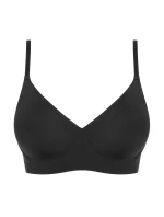 Jednoduchá košeľová podprsenka Čierna - Julimex