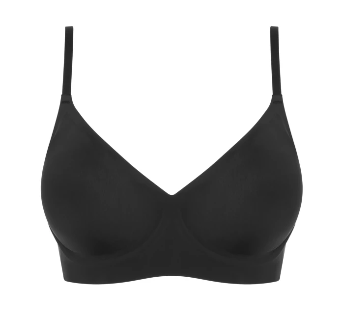 Jednoduchá košeľová podprsenka Čierna - Julimex