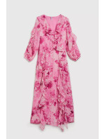 Dámske vzorované šaty MOODO - ružové
