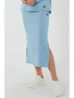 Talianska móda Stella maxi farba: modrá