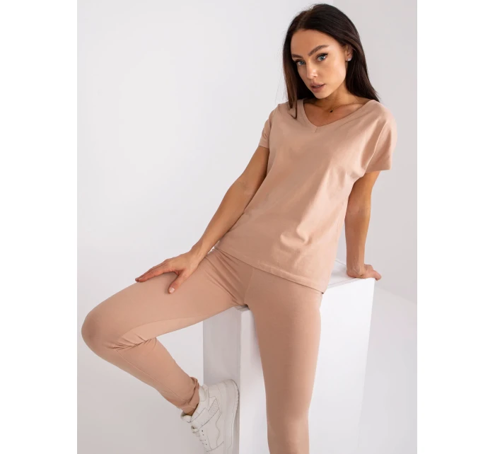 Tričko AP TS A 004 camel