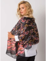 Šatka AT CH F106008 čiernej a červenej