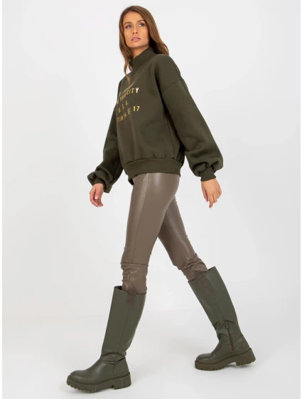 Mikina EM BL model 17802927 khaki - FPrice Mikina EM BL model 17802927 khaki - FPrice