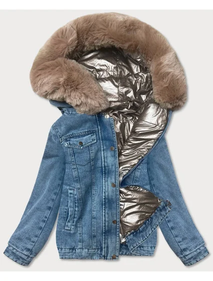 Světle oboustranná džínová bunda pro přechodné období model 16279951 - S'WEST