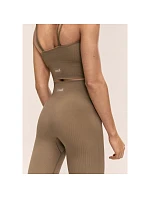 Dámske nohavice CASALL Seamless Rib Slit Pants, zelené Dámske nohavice CASALL Seamless Rib Slit Pants, zelené
