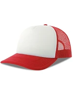 5 panelová Trucker kšiltovka white/red model 22450389 - Atlantis Headwear 5 panelová Trucker kšiltovka white/red model 22450389 - Atlantis Headwear