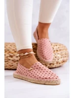 Dámské espadrilky s puntíky Big Star model 21577526 Růžové - Big Star Shoes