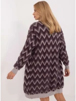 Cardigan AT SW 2340 A.00 tmavo fialový