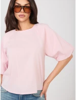 Blúzka D74515M11340A svetlo ružová