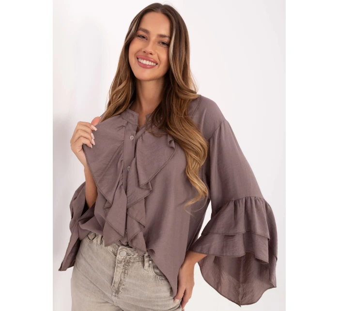 MI košeľa KS 32330.05P tmavá lila MI košeľa KS 32330.05P tmavá lila