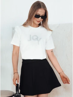 Dámske tričko JOY ecru FashionStreet RY2524