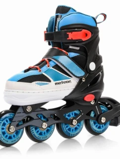 Kolečkové brusle 2v1 M modré model 21347954 - Meteor