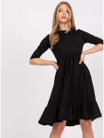 Šaty RV SK model 17047303 černá - FPrice Šaty RV SK model 17047303 černá - FPrice