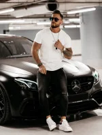 Pánske tričko 278060 ecru - Ola Voga