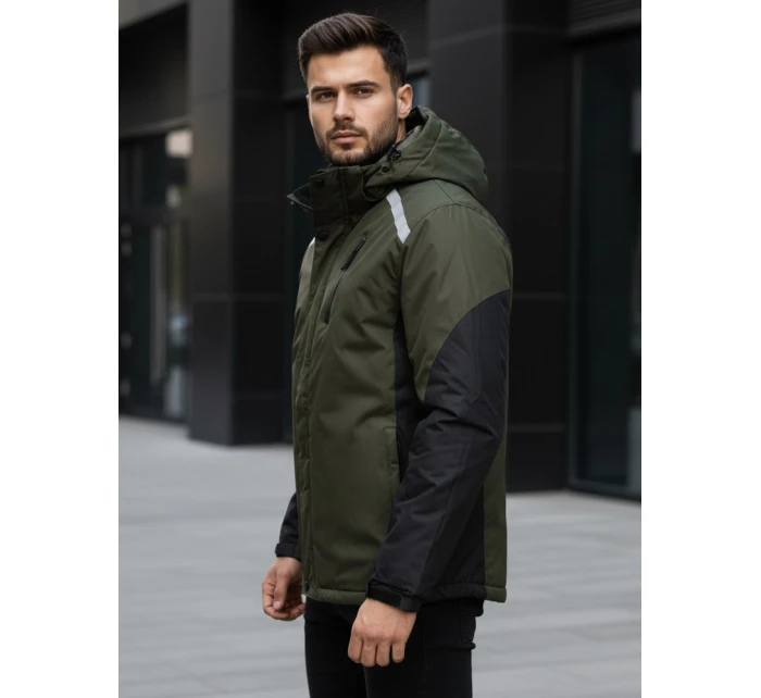 Pánská zelená bunda Dstreet model 21995681 - FashionStreet Pánská zelená bunda Dstreet model 21995681 - FashionStreet