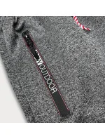 Pánske krátke šortky tmavosivé (8K200-5)