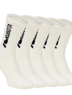 Kubota 5 balení krémových ponožiek i love kubota K25SS-300-002-01-5