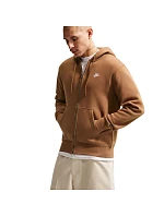Pánská mikina Club BB FZ Hoodie světle hnědá model 22311069 270 - NIKE
