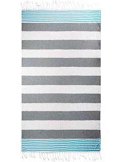 The One Froté uterák Hamam Marine „Marine“ 48.1046 antracit/tyrkysová