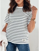 Dámské pruhované tričko námořnická modř Dstreet model 21976446 - FashionStreet