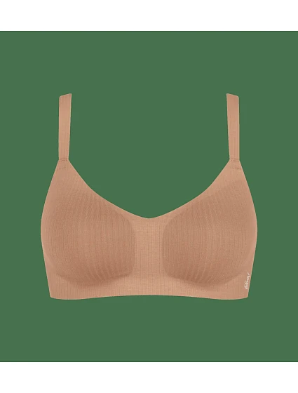 sloggi ZERO Feel Pure Soft bra - BROWN - SLOGGI BROWN - SLOGGI