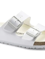 Birkenstock dámske/pánske Birkenstock Arizona Birko-Flor Regular široké chodidlá na leto biele (1019061)