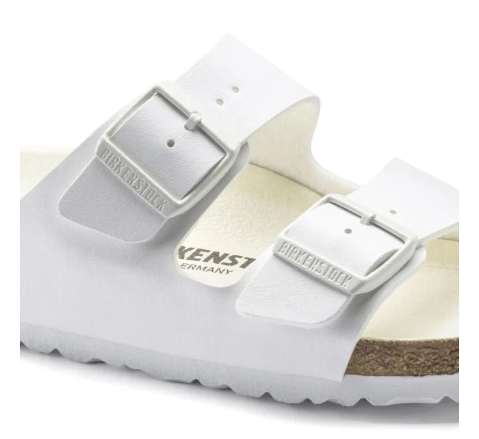 Birkenstock dámske/pánske Birkenstock Arizona Birko-Flor Regular široké chodidlá na leto biele (1019061)