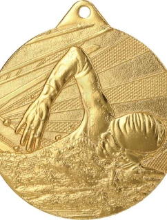 Zlatá medaila z plávania.
