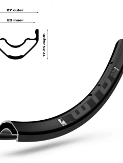 WTB KOM LIGHT i-21 29'' TCS ráfik s 32 otvormi