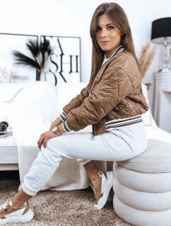 Dámska bunda BOMBER camel FashionStreet TY3431