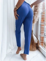 Dámské látkové kalhoty chrpově modré Dstreet model 21969734 - FashionStreet