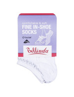 Dámske nízke ponožky FINE IN-SHOE SOCKS - Bellinda - biela