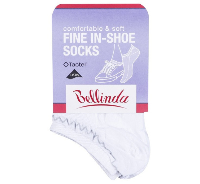 Dámske nízke ponožky FINE IN-SHOE SOCKS - Bellinda - biela