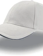 Atlantis Headwear Liberty Sandwich 6-panelová čiapka „Liberty Sandwich“ 33.0005 biela/námornícka modrá