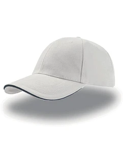 Atlantis Headwear Liberty Sandwich 6-panelová čiapka „Liberty Sandwich“ 33.0005 biela/námornícka modrá