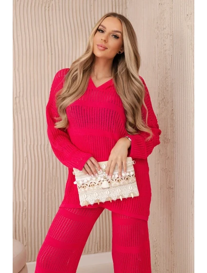 Plážový set z fuchsie model 20247403 - K-Fashion Plážový set z fuchsie model 20247403 - K-Fashion