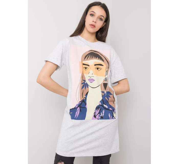 Tunika D12022O02382A svetlo šedá