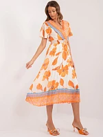 Šaty DHJ SK 11331 5.19 oranžová