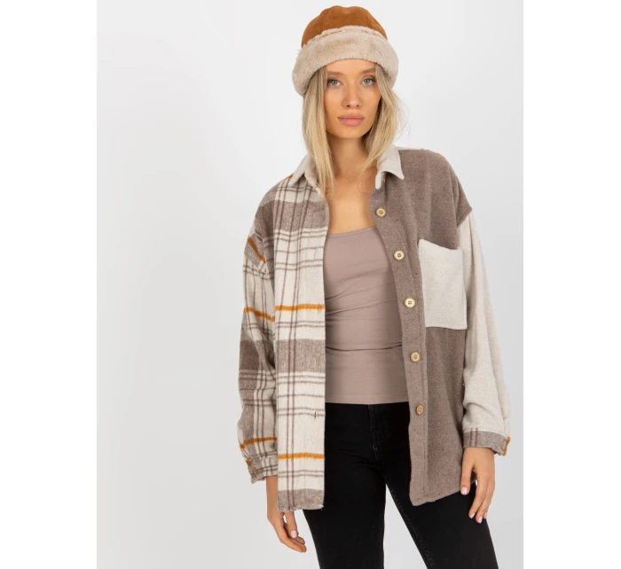 Košeľa DN KS 4007.04 béžová