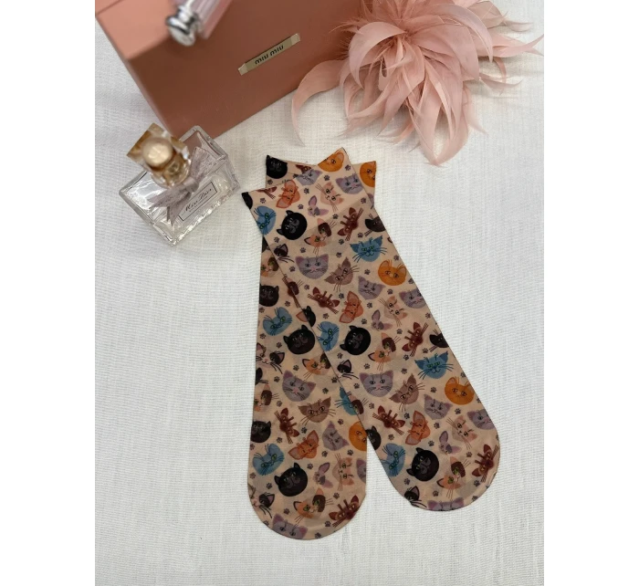 Dámske vzorované ponožky Magnetism lycra 20 den