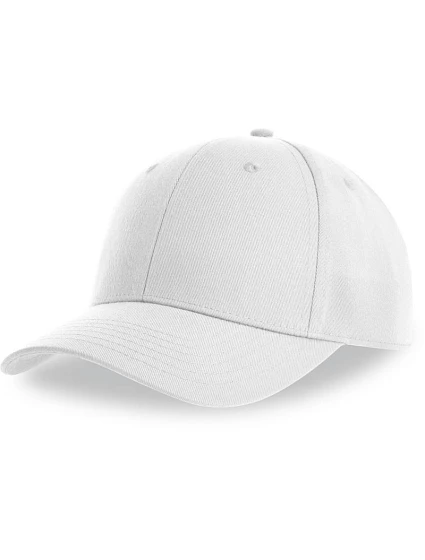 Atlantis Headwear Joshua 6-panelová baseballová čiapka 33.0109 biela Atlantis Headwear Joshua 6-panelová baseballová čiapka 33.0109 biela