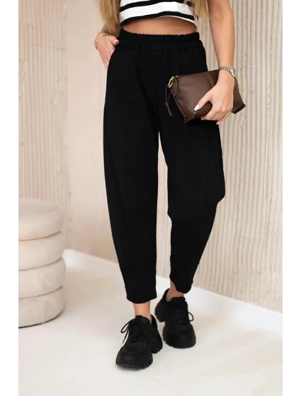 Nohavice s vreckami Summer Punto čierne