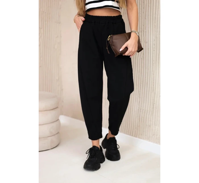 Nohavice s vreckami Summer Punto čierne