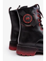 Dětské zateplené Botky černé model 21632811 - EVENTO Dětské zateplené Botky černé model 21632811 - EVENTO